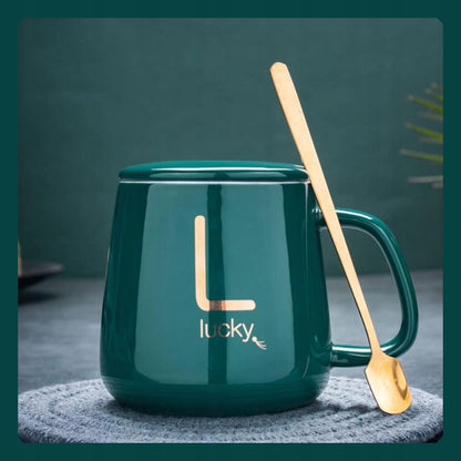 Podgrzewacz do Kubka z Ceramicznym Kubkiem - Zestaw Biurkowy